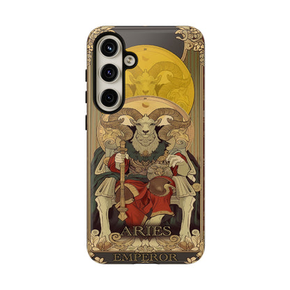 Aries "The Emperor" Tarot Card Phone Samsung Galaxy 24 Plus
