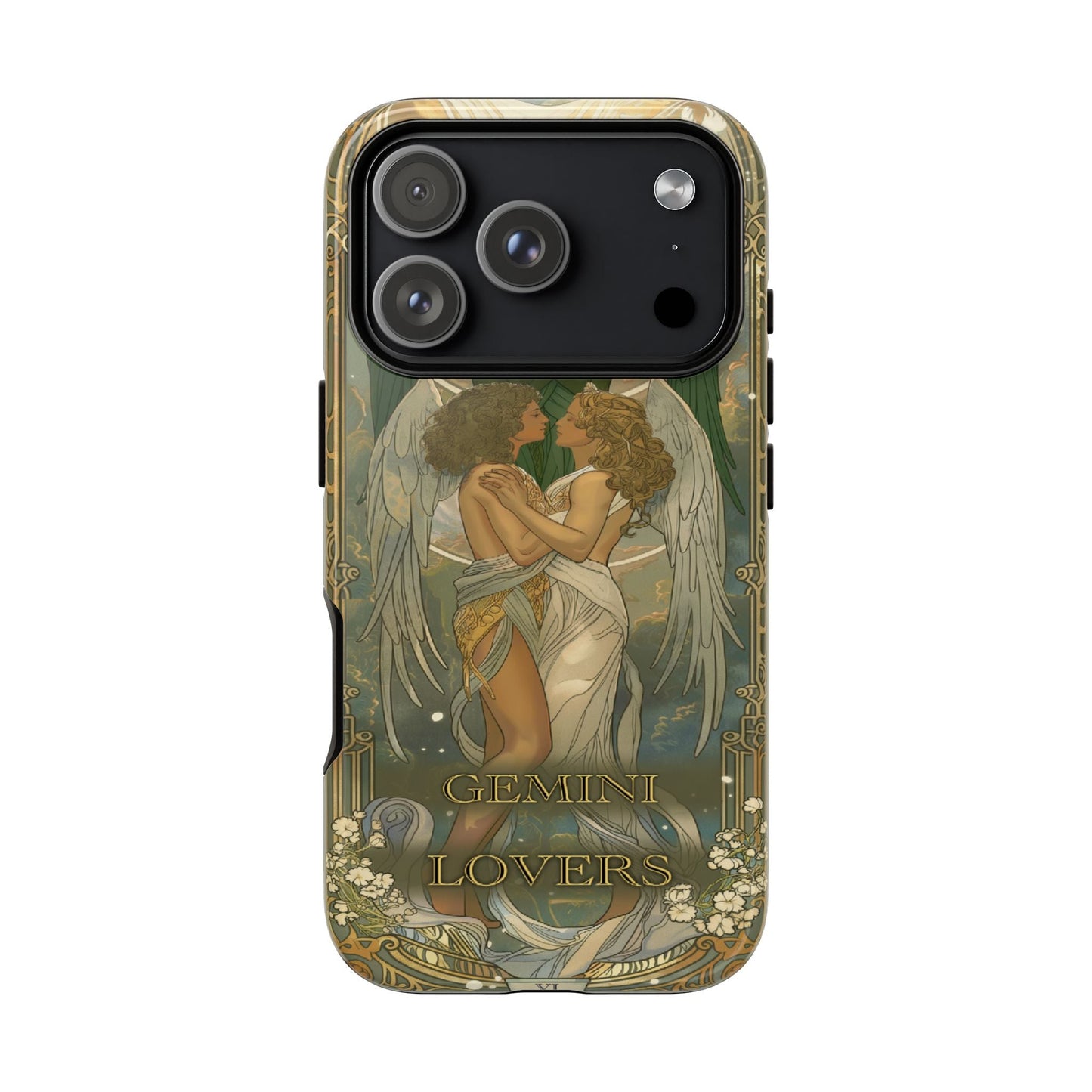 Gemini "The Lovers" Tarot Card Phone Case iPhone 17 Pro