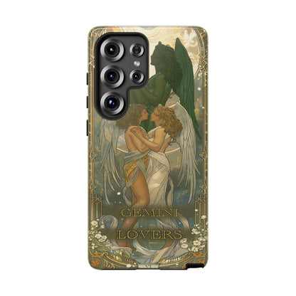 Gemini "The Lovers" Tarot Card Phone Case Samsung Galaxy S25 Ultra