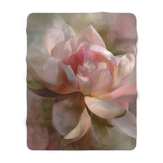 Abstract Lotus Flower Grounding Blanket