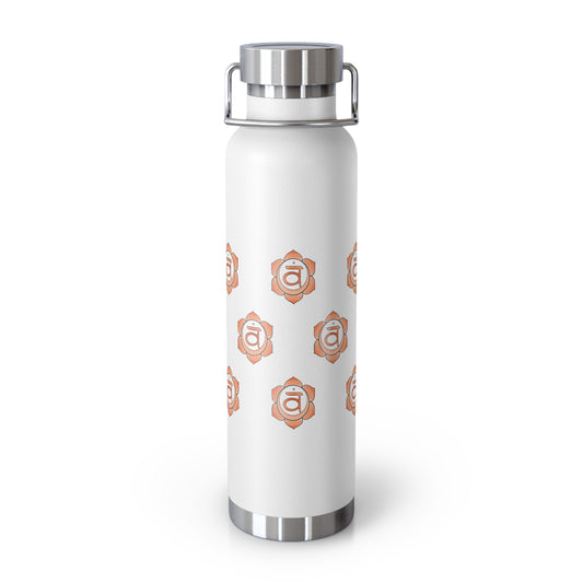 Sacral Chakra Copper Vacuum Insulated Bottle, 22oz Printify