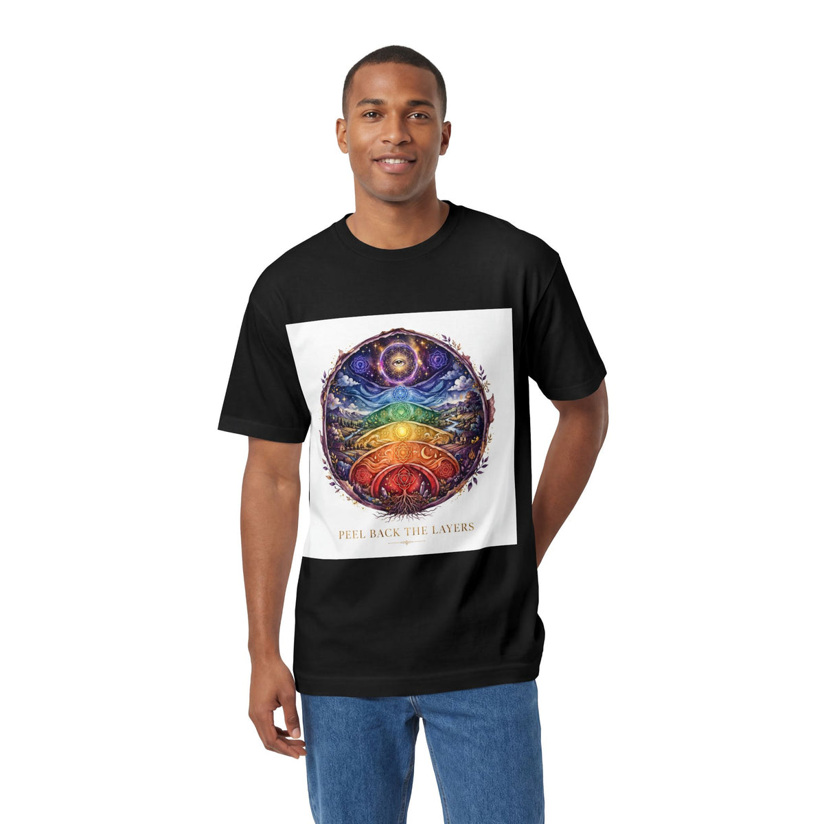 Peel Back the Layers Spiritual T-Shirt | Onion Soup Podcast Merch
