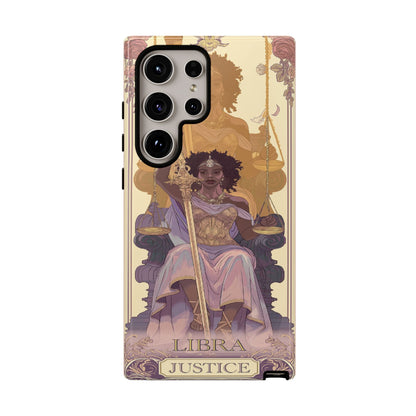 Libra "Justice" Tarot Card Phone Case Samsung Galaxy S24 Ultra