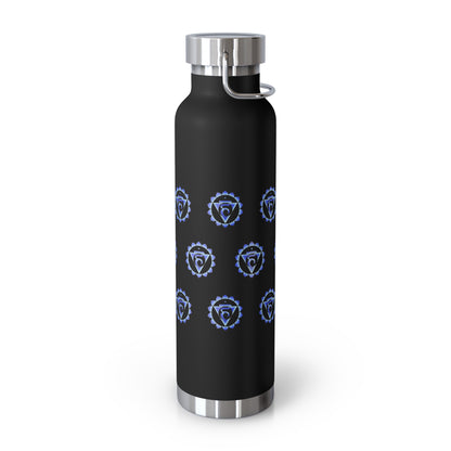 Throat Chakra Copper Vacuum Insulated Bottle, 22oz Printify