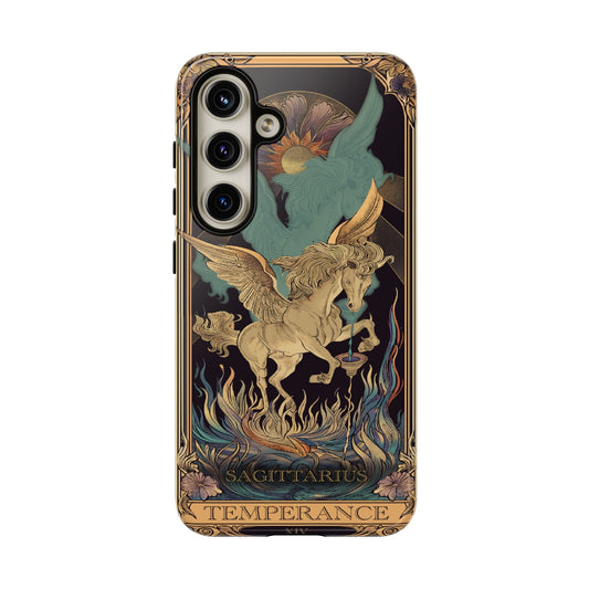 Sagittarius "Temperance" Tarot Card Phone Case Samsung Galaxy 24
