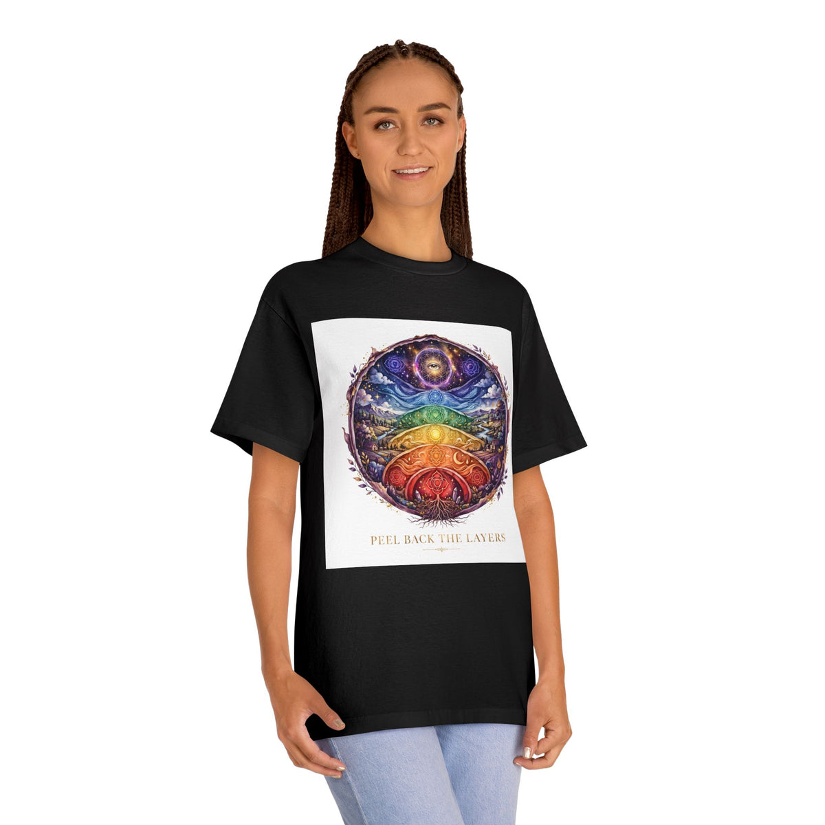 Peel Back the Layers Spiritual T-Shirt | Onion Soup Podcast Merch