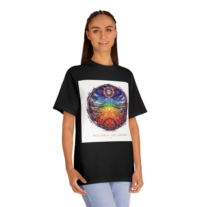 Peel Back the Layers Spiritual T-Shirt | Onion Soup Podcast Merch