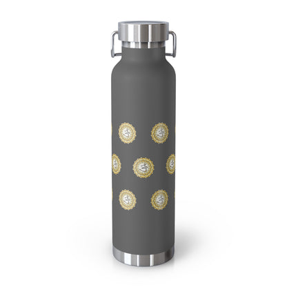 Crown Chakra Copper Vacuum Insulated Bottle, 22oz Printify