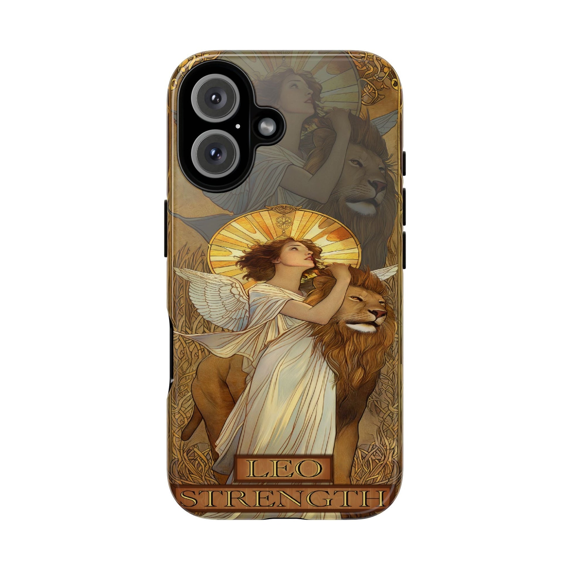 Leo "Strength" Tarot Card Phone Case iPhone 17