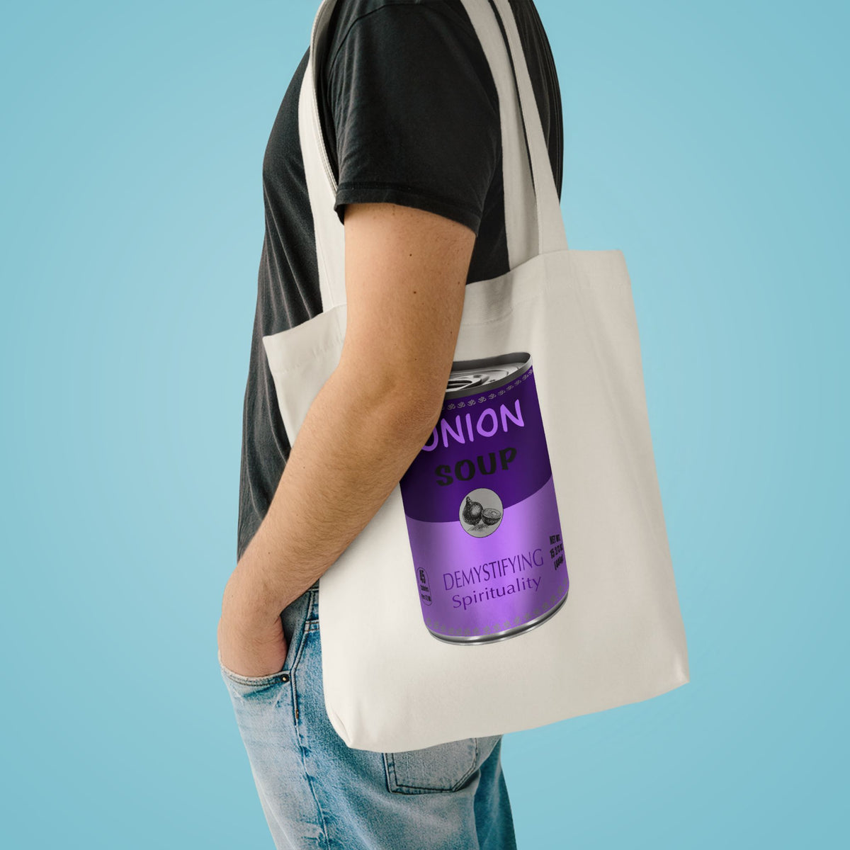Onion Soup Logo Tote Bag | Spiritual Grocery & Book Bag