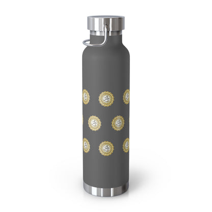 Crown Chakra Copper Vacuum Insulated Bottle, 22oz Printify