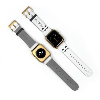 Aquarius Zodiac Apple Watch Band - Yang Printify