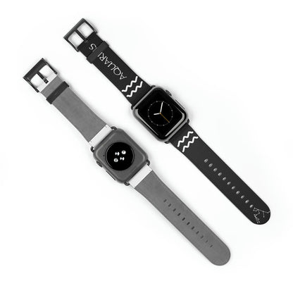 Aquarius Zodiac Apple Watch Band - Yin Printify