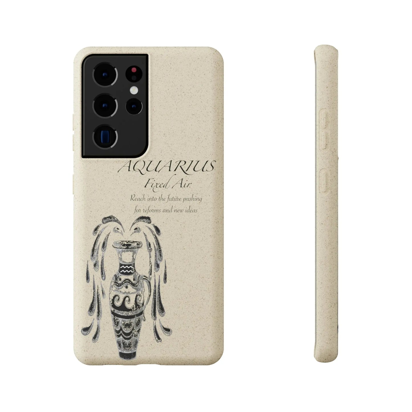 Aquarius Zodiac Biodegradable Phone Case Printify