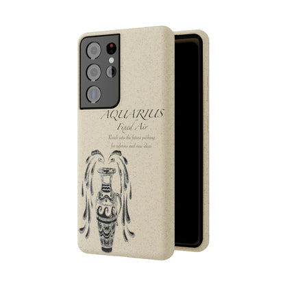 Aquarius Zodiac Biodegradable Phone Case Printify