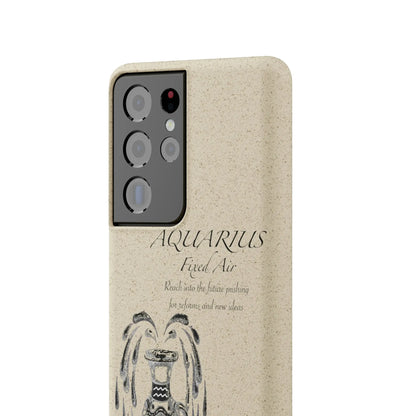 Aquarius Zodiac Biodegradable Phone Case Printify