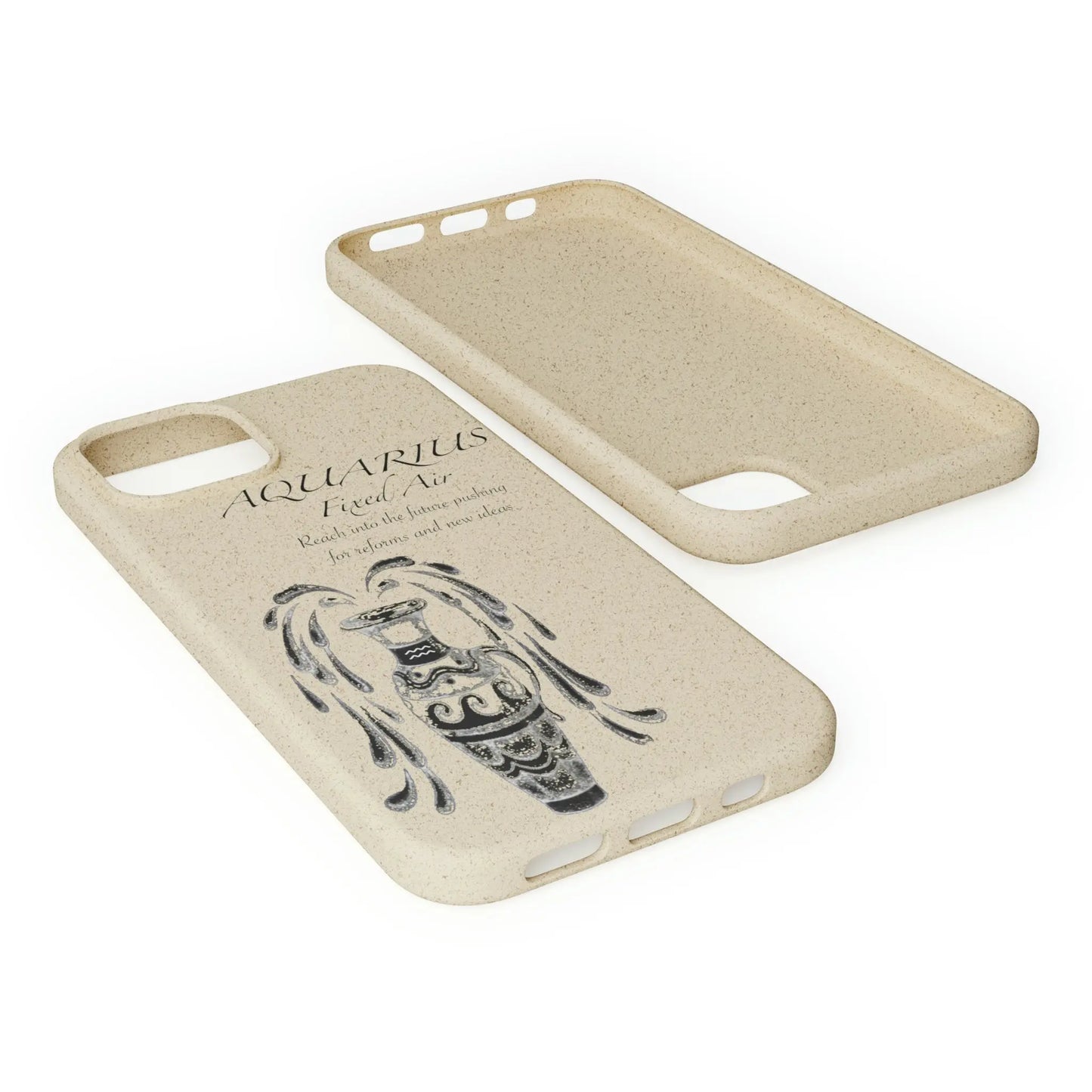 Aquarius Zodiac Biodegradable Phone Case Printify