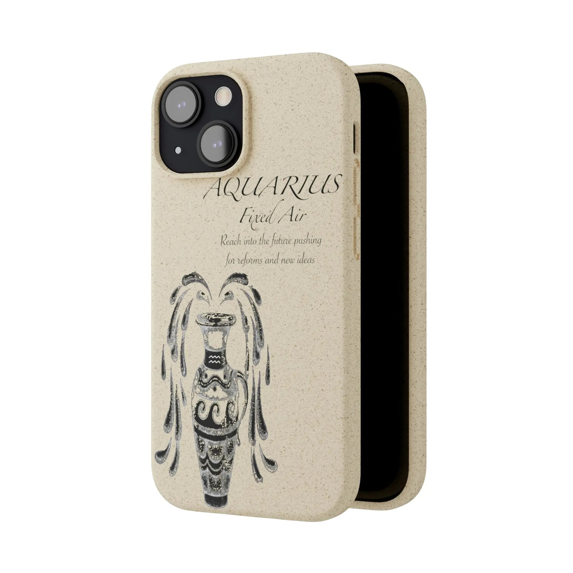 Aquarius Zodiac Biodegradable Phone Case Printify