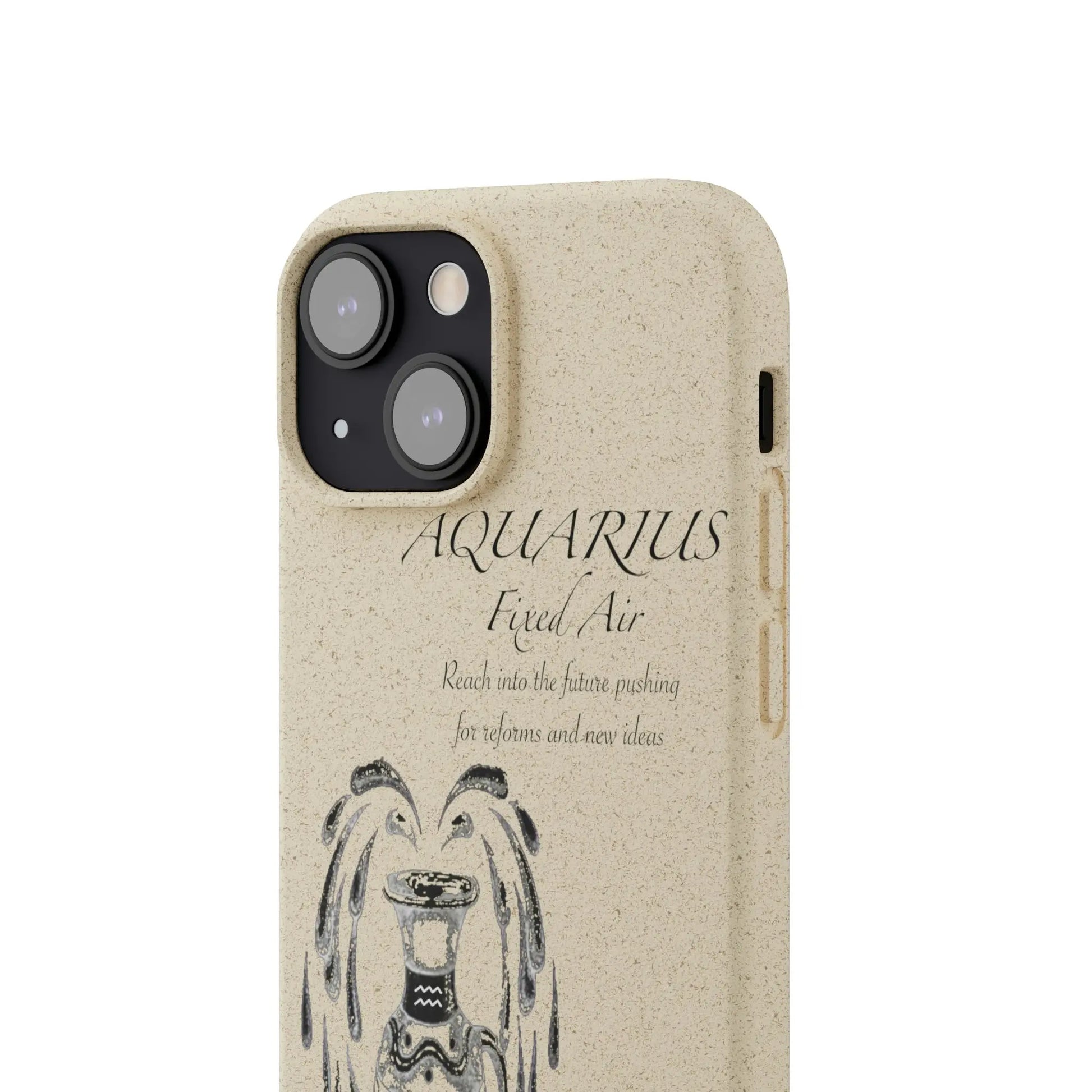 Aquarius Zodiac Biodegradable Phone Case Printify