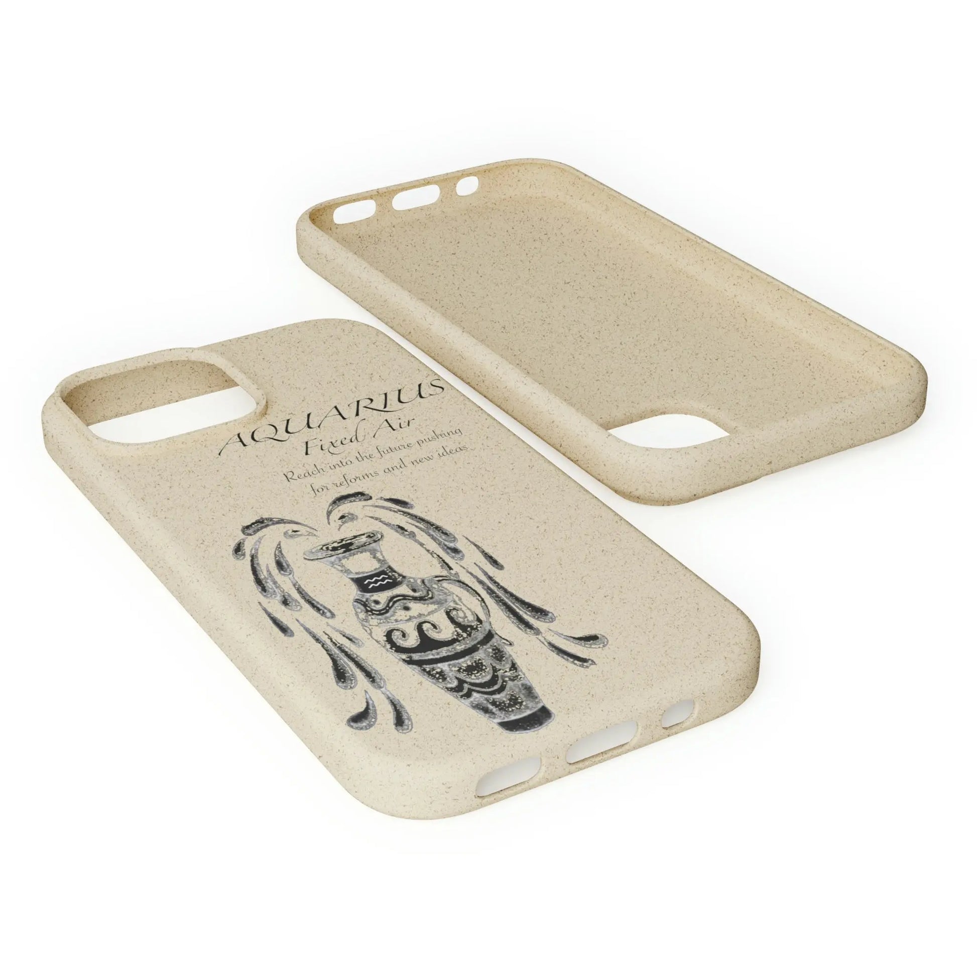 Aquarius Zodiac Biodegradable Phone Case Printify