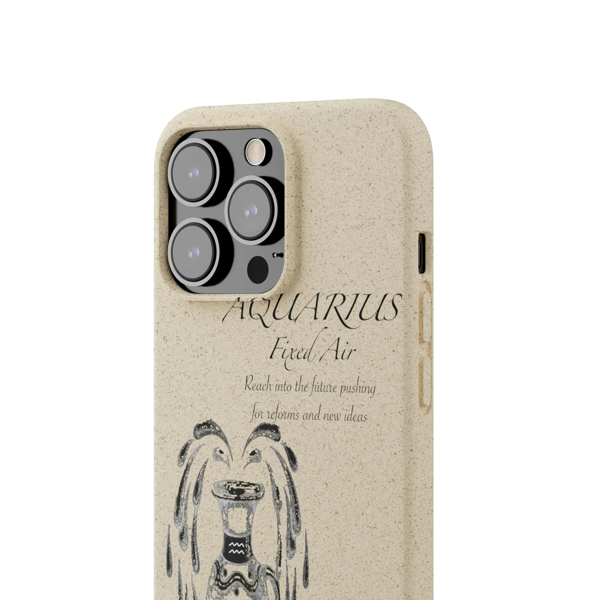 Aquarius Zodiac Biodegradable Phone Case Printify