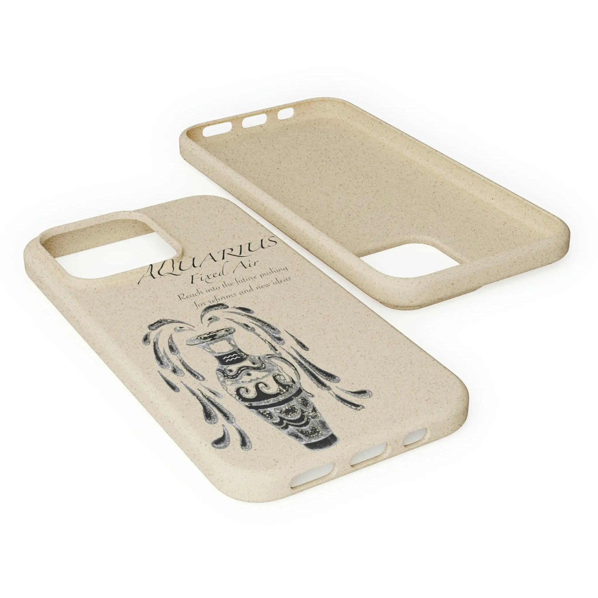 Aquarius Zodiac Biodegradable Phone Case Printify