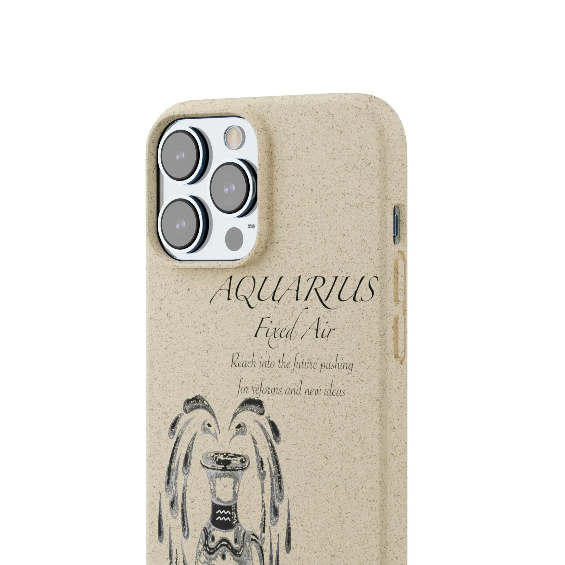 Aquarius Zodiac Biodegradable Phone Case Printify