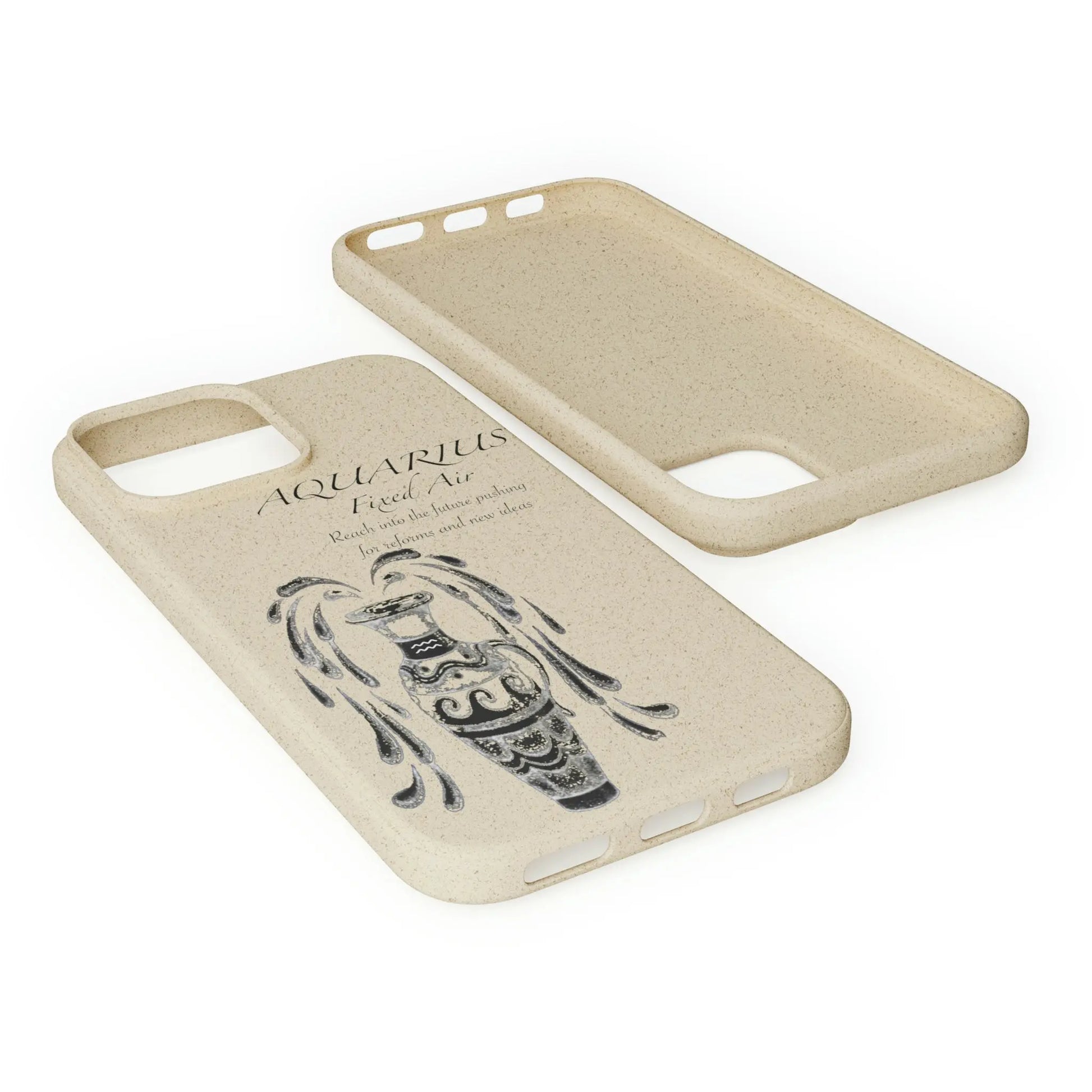 Aquarius Zodiac Biodegradable Phone Case Printify