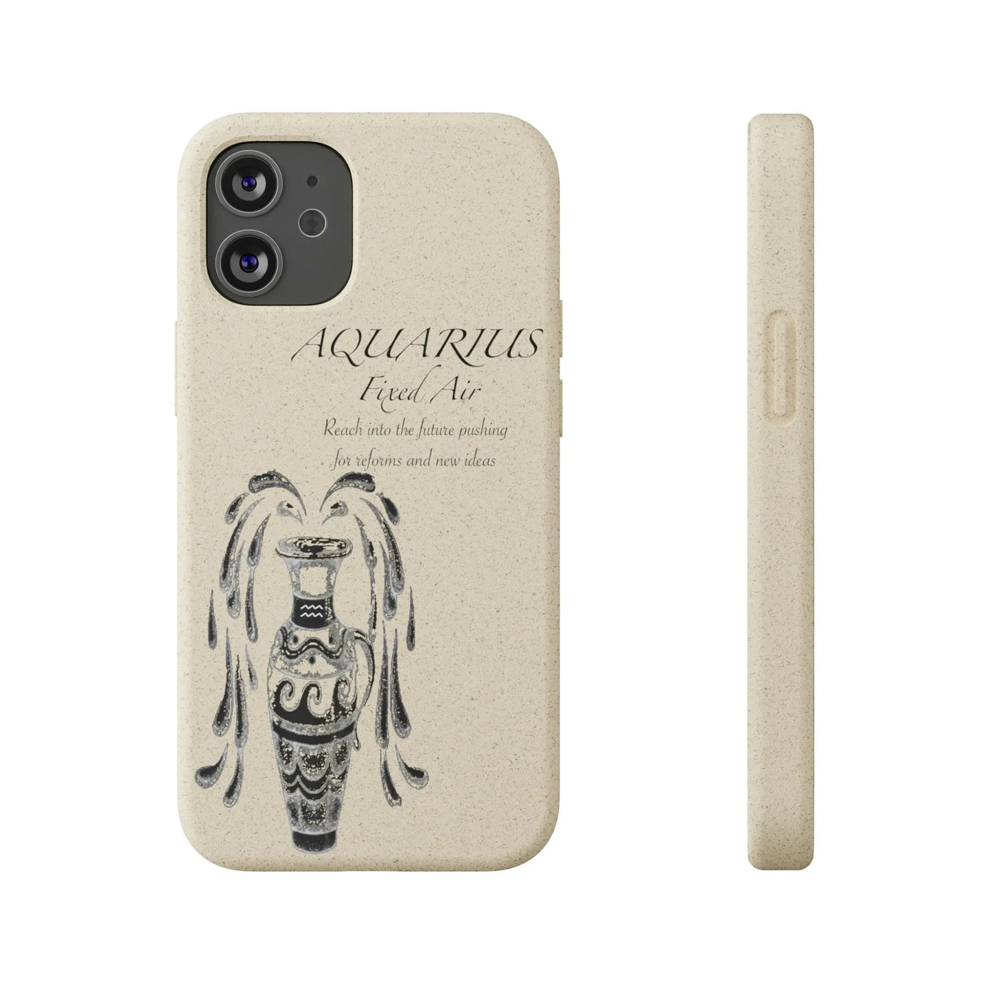 Aquarius Zodiac Biodegradable Phone Case Printify