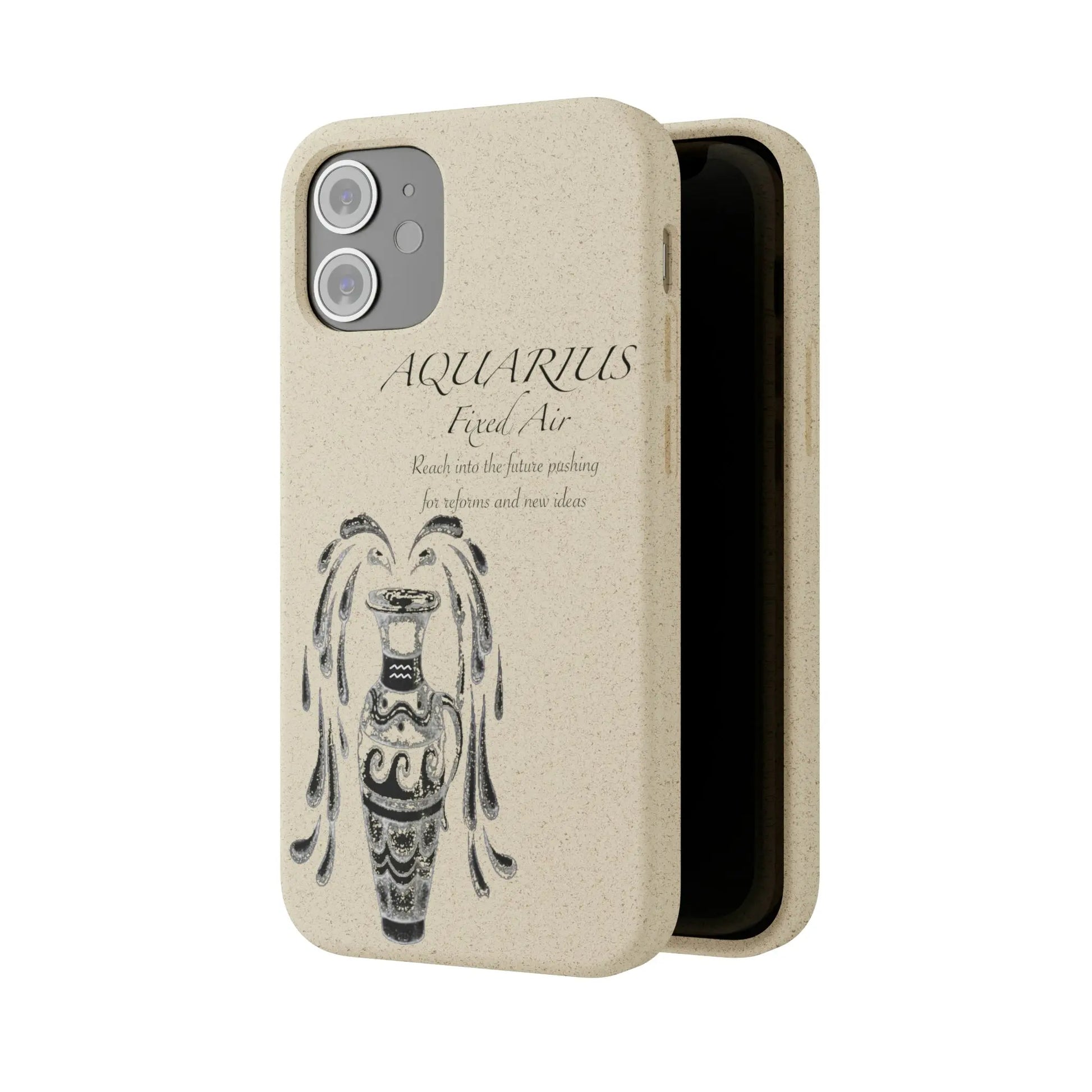 Aquarius Zodiac Biodegradable Phone Case Printify