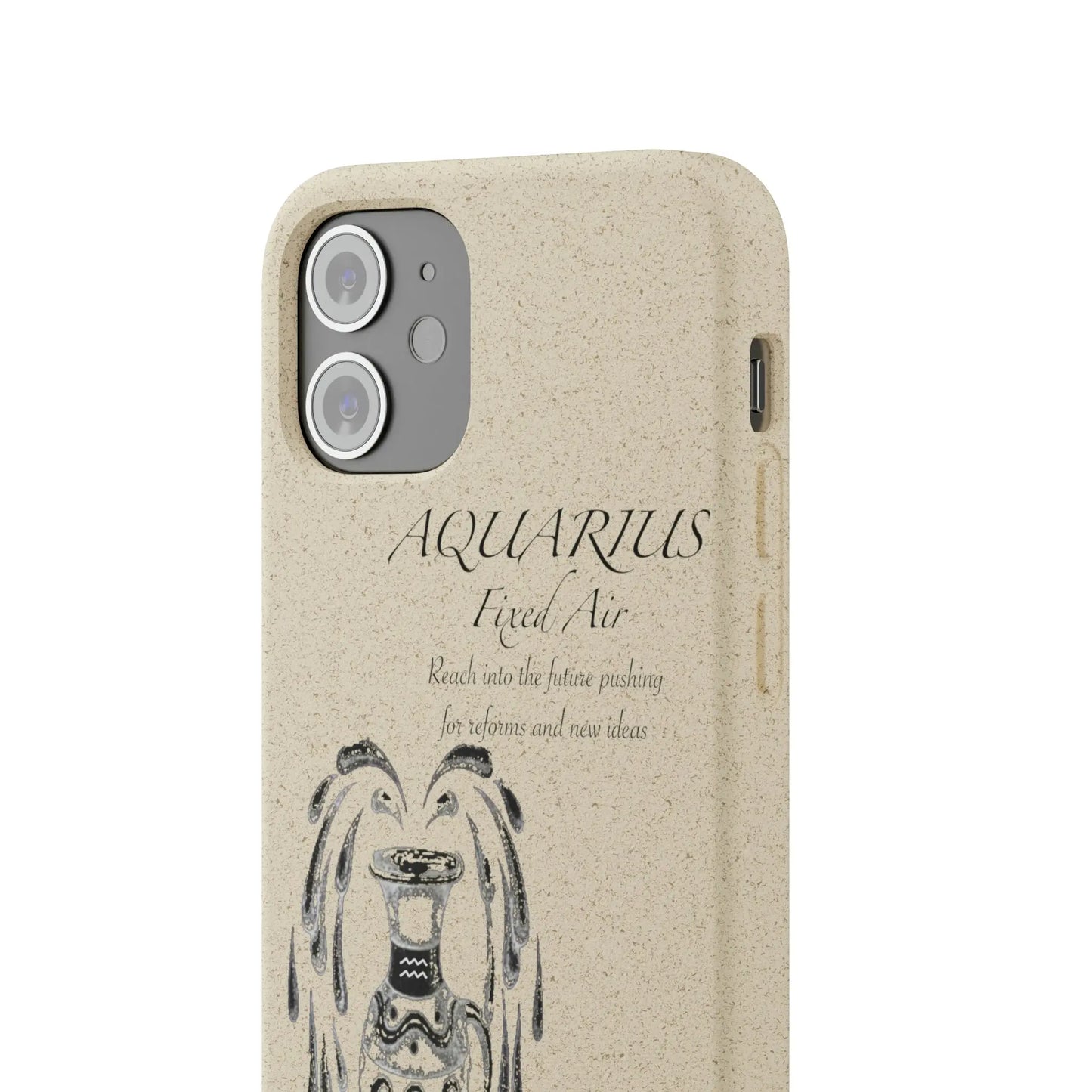 Aquarius Zodiac Biodegradable Phone Case Printify