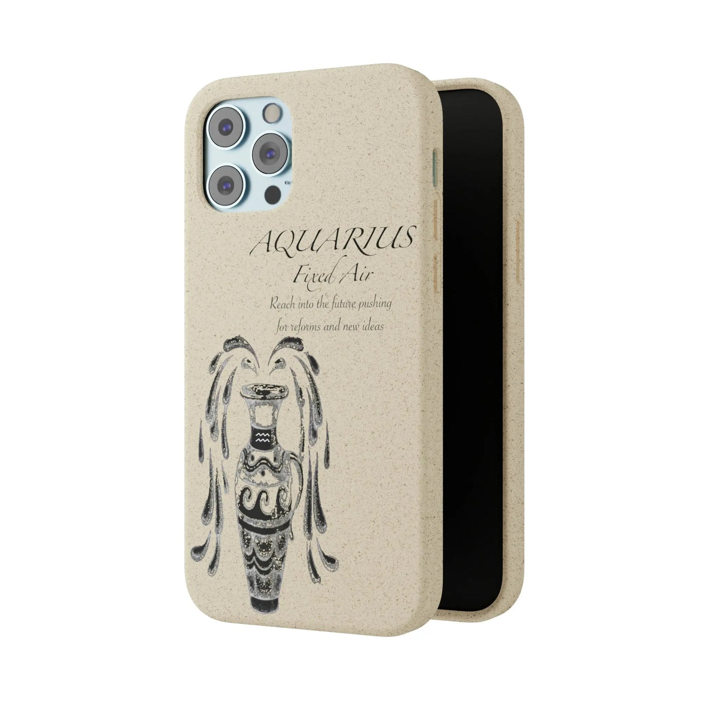 Aquarius Zodiac Biodegradable Phone Case Printify