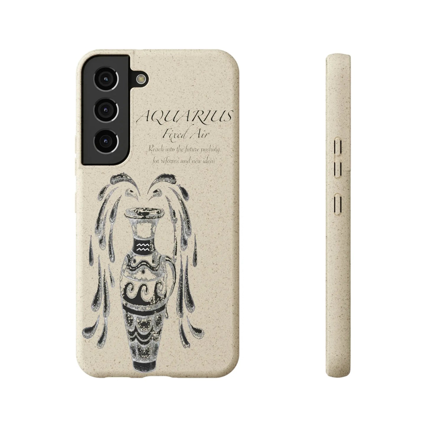 Aquarius Zodiac Biodegradable Phone Case Printify