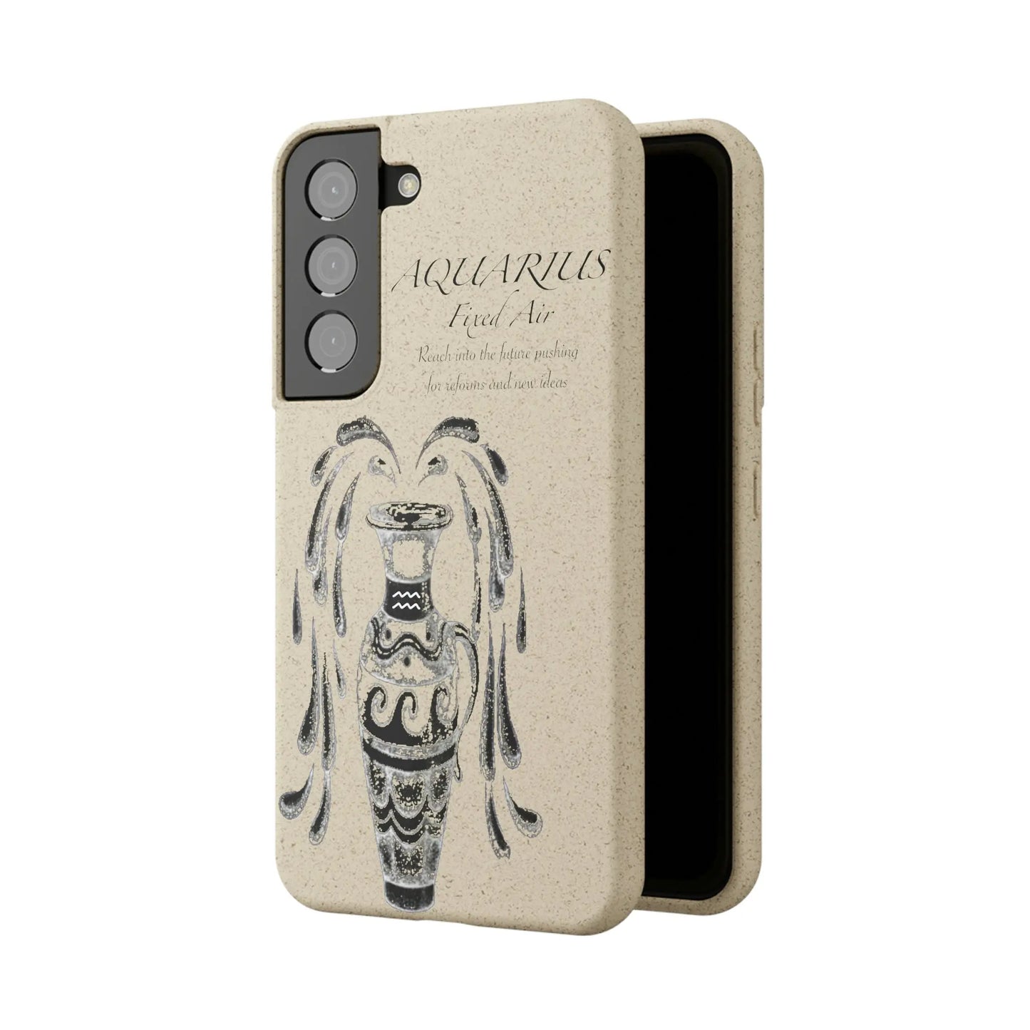 Aquarius Zodiac Biodegradable Phone Case Printify