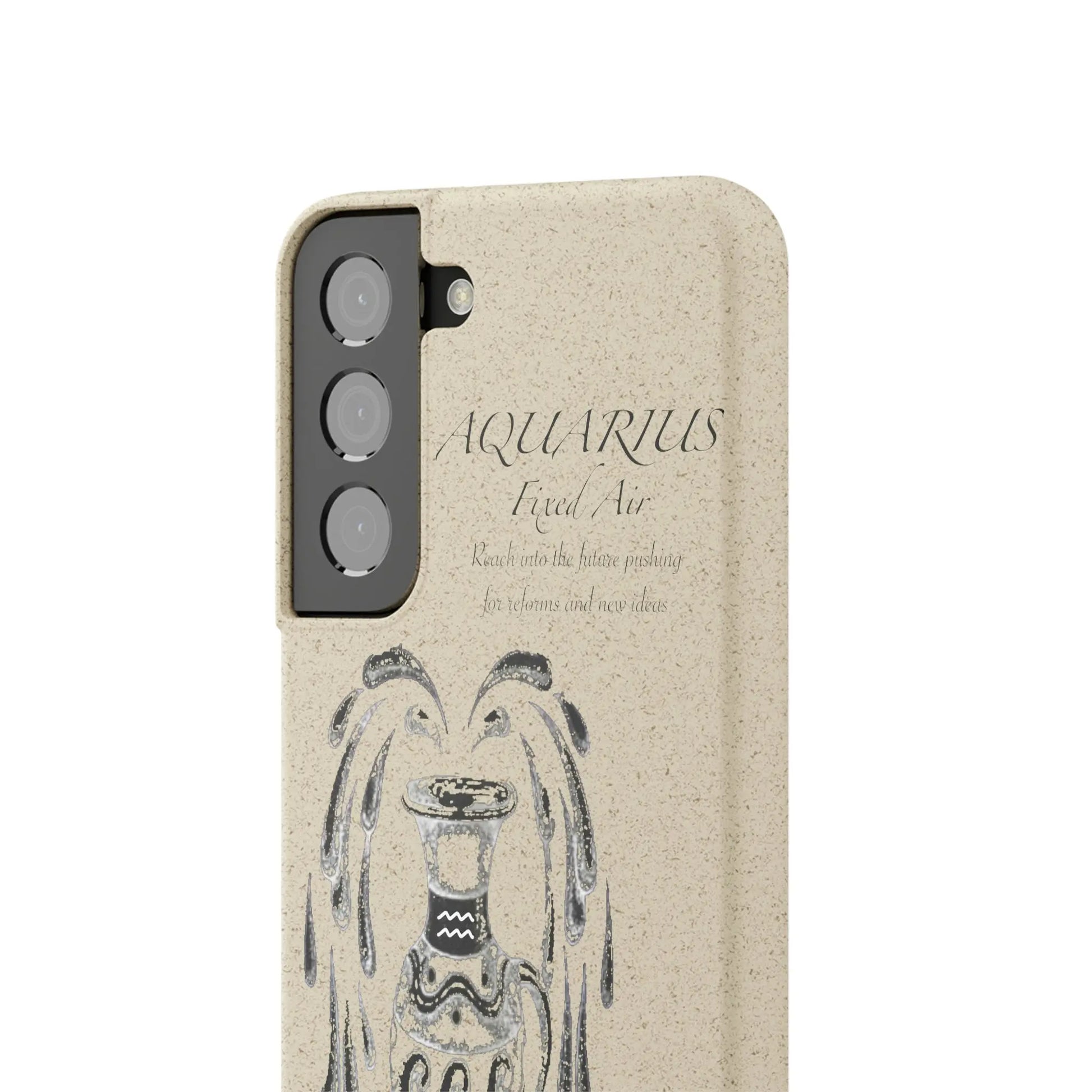 Aquarius Zodiac Biodegradable Phone Case Printify