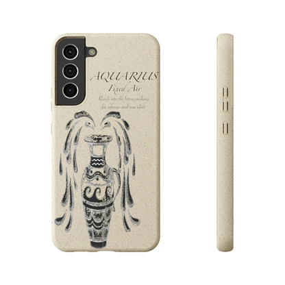 Aquarius Zodiac Biodegradable Phone Case Printify