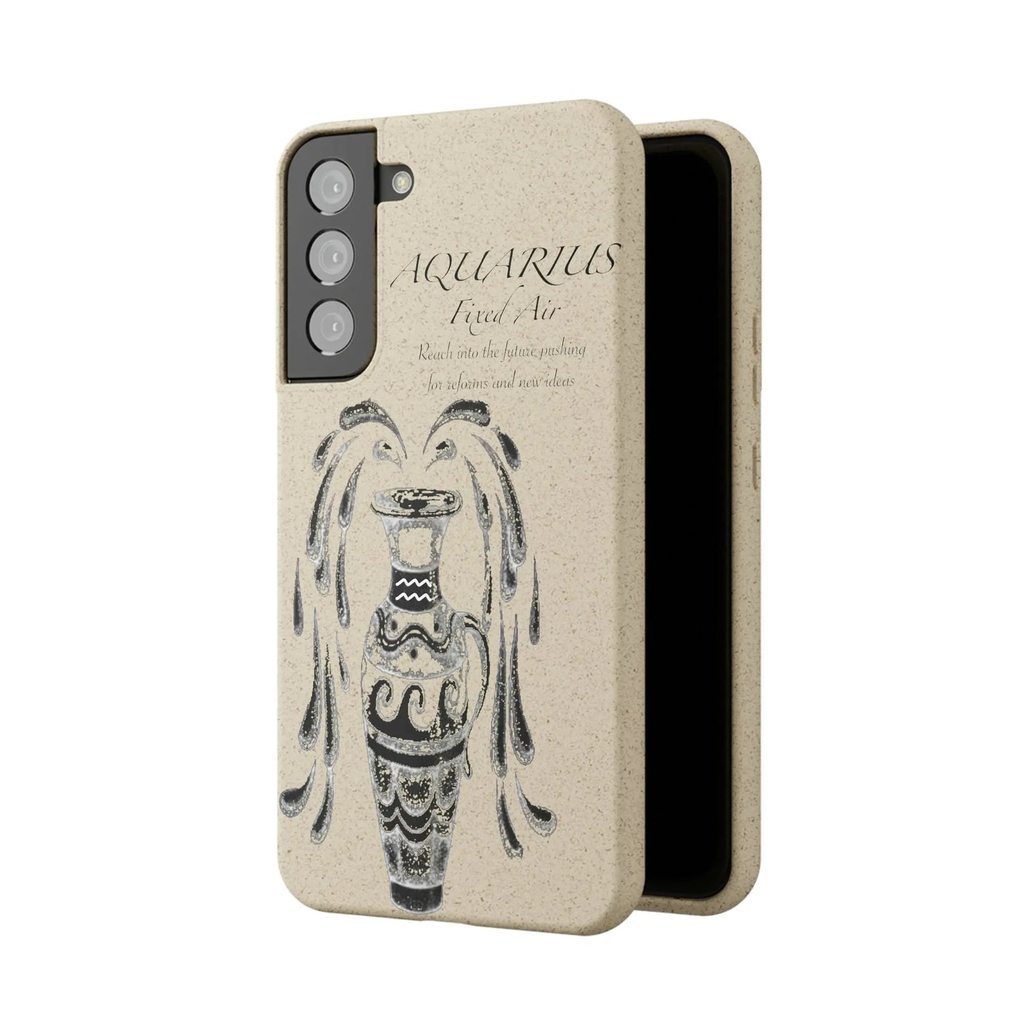 Aquarius Zodiac Biodegradable Phone Case Printify