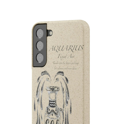 Aquarius Zodiac Biodegradable Phone Case Printify