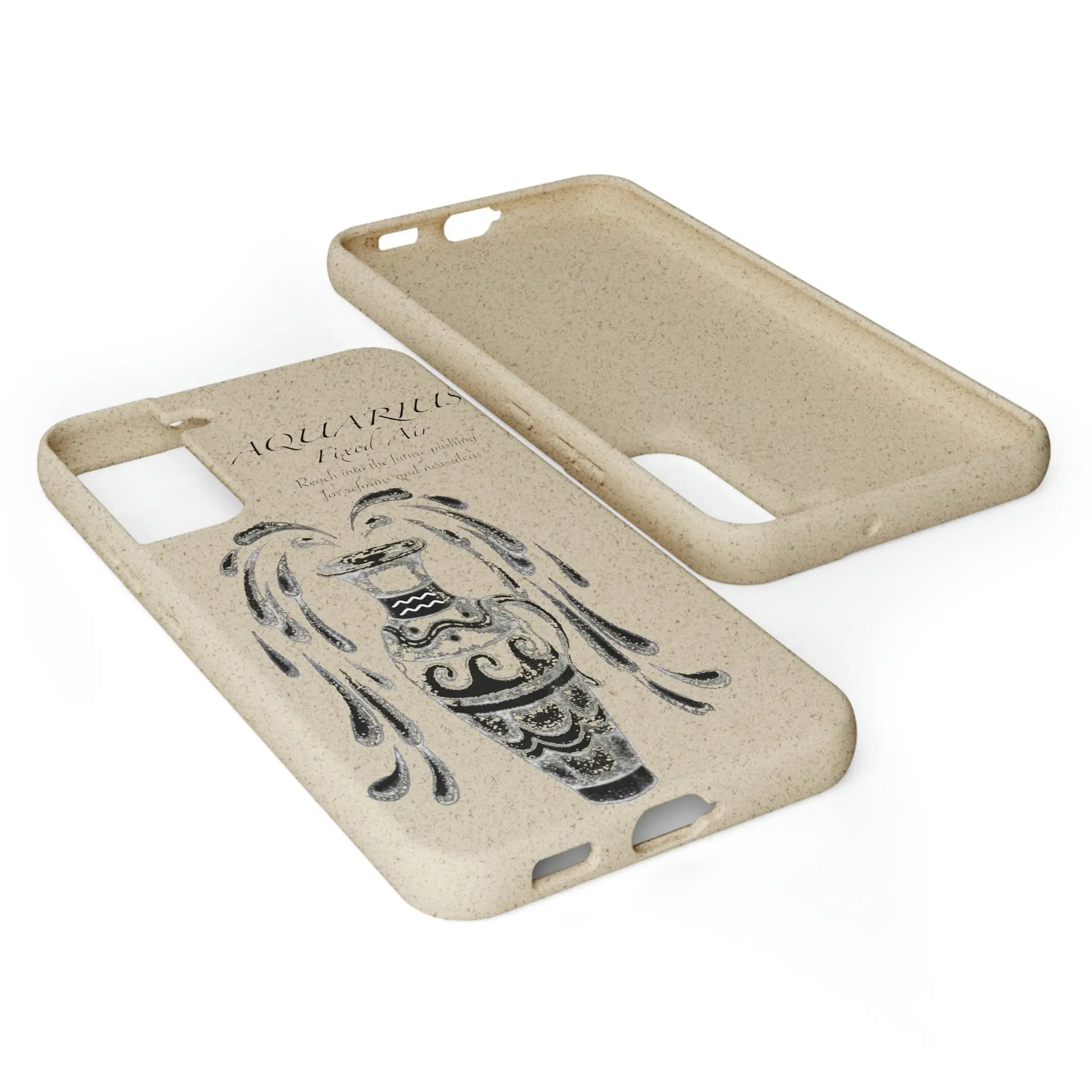 Aquarius Zodiac Biodegradable Phone Case Printify