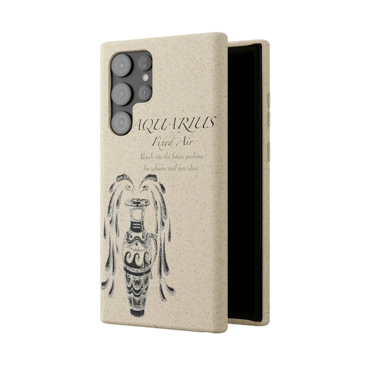 Aquarius Zodiac Biodegradable Phone Case Printify