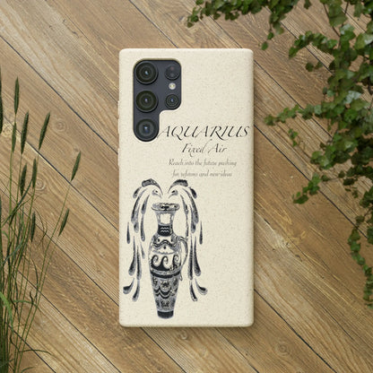 Aquarius Zodiac Biodegradable Phone Case Printify