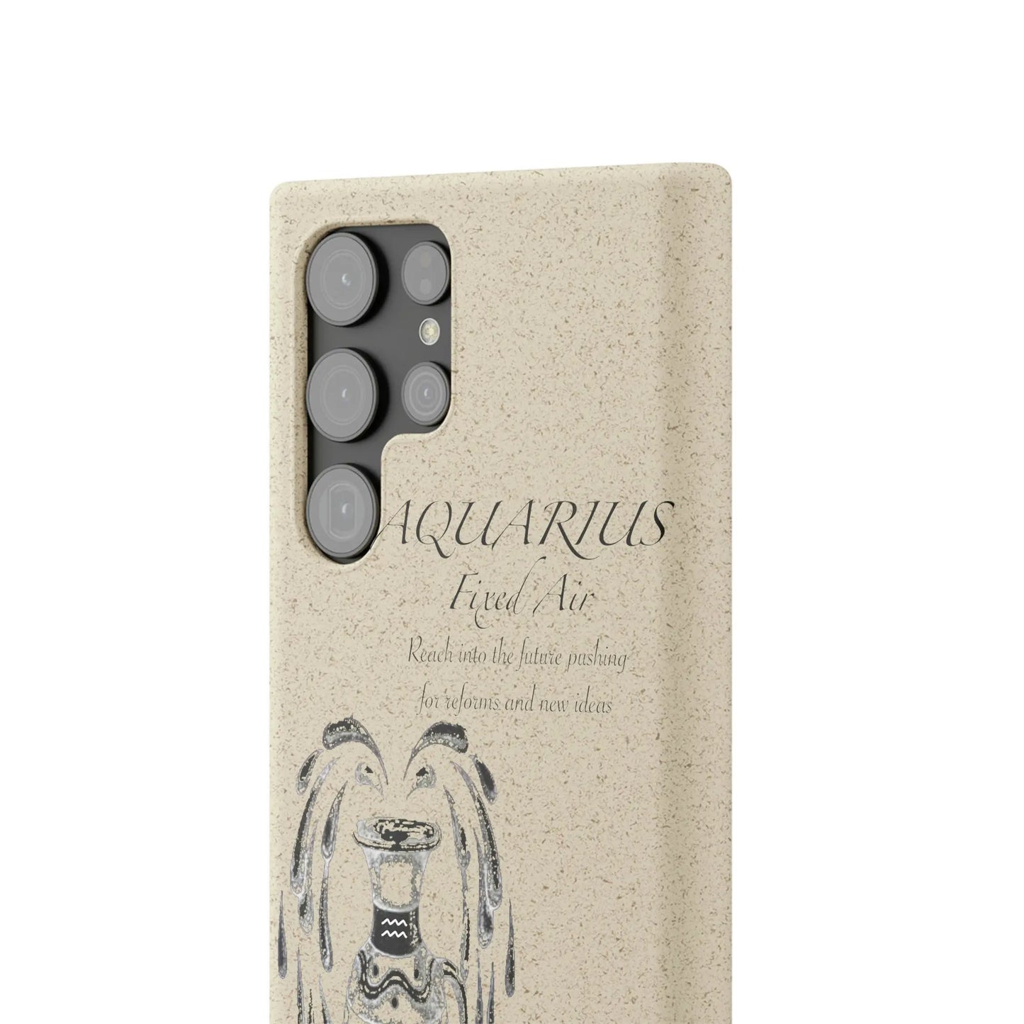 Aquarius Zodiac Biodegradable Phone Case Printify