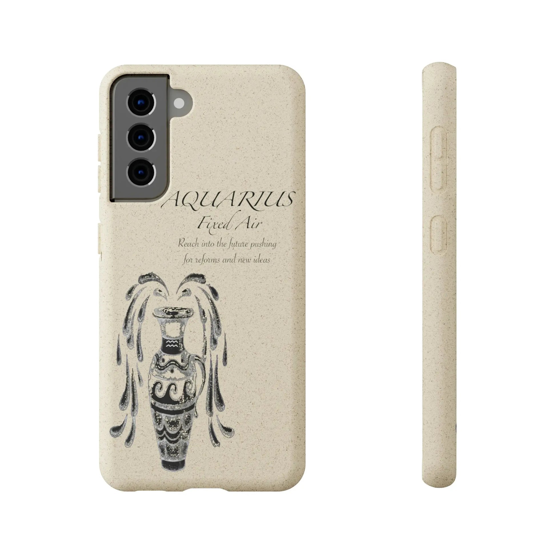 Aquarius Zodiac Biodegradable Phone Case Printify