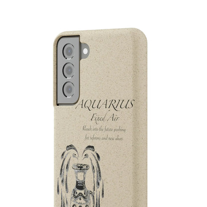 Aquarius Zodiac Biodegradable Phone Case Printify