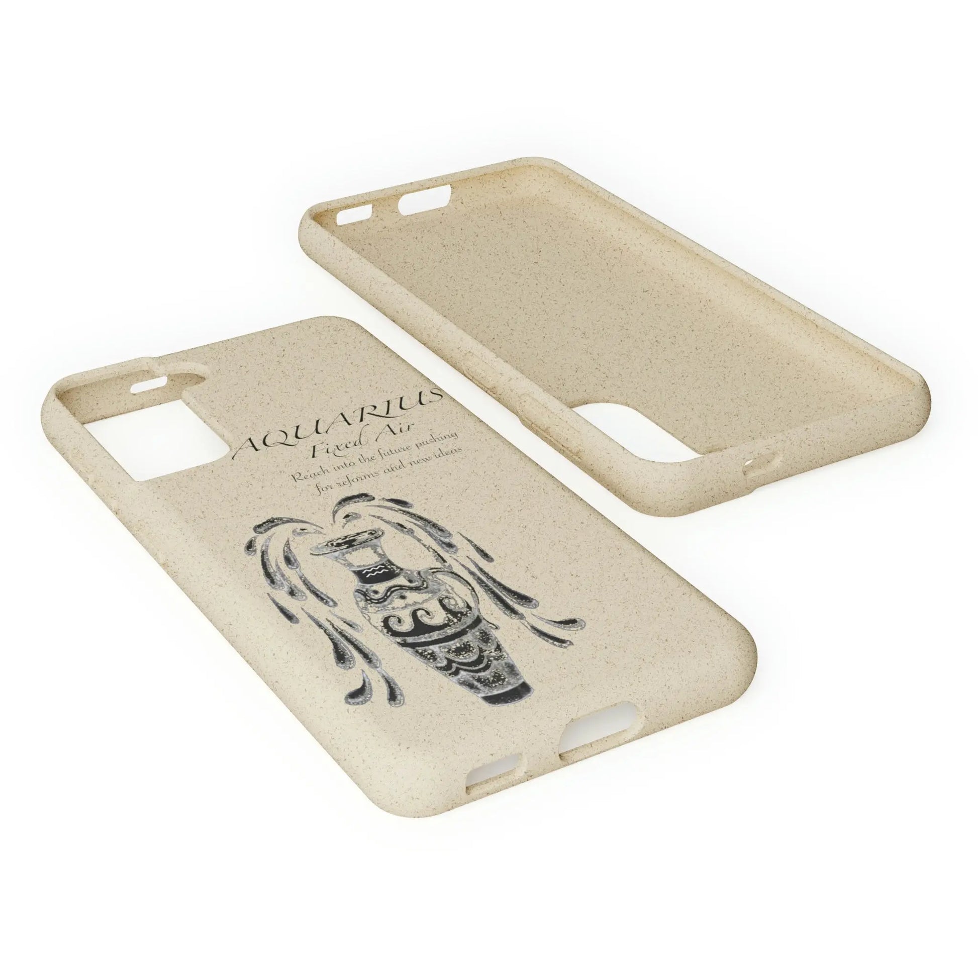 Aquarius Zodiac Biodegradable Phone Case Printify