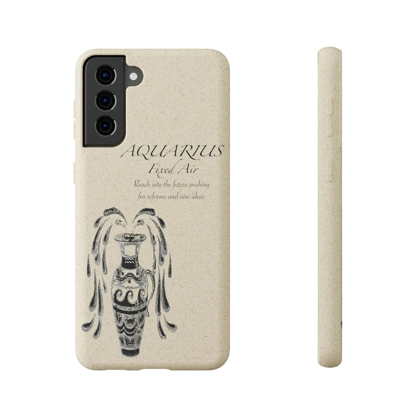 Aquarius Zodiac Biodegradable Phone Case Printify