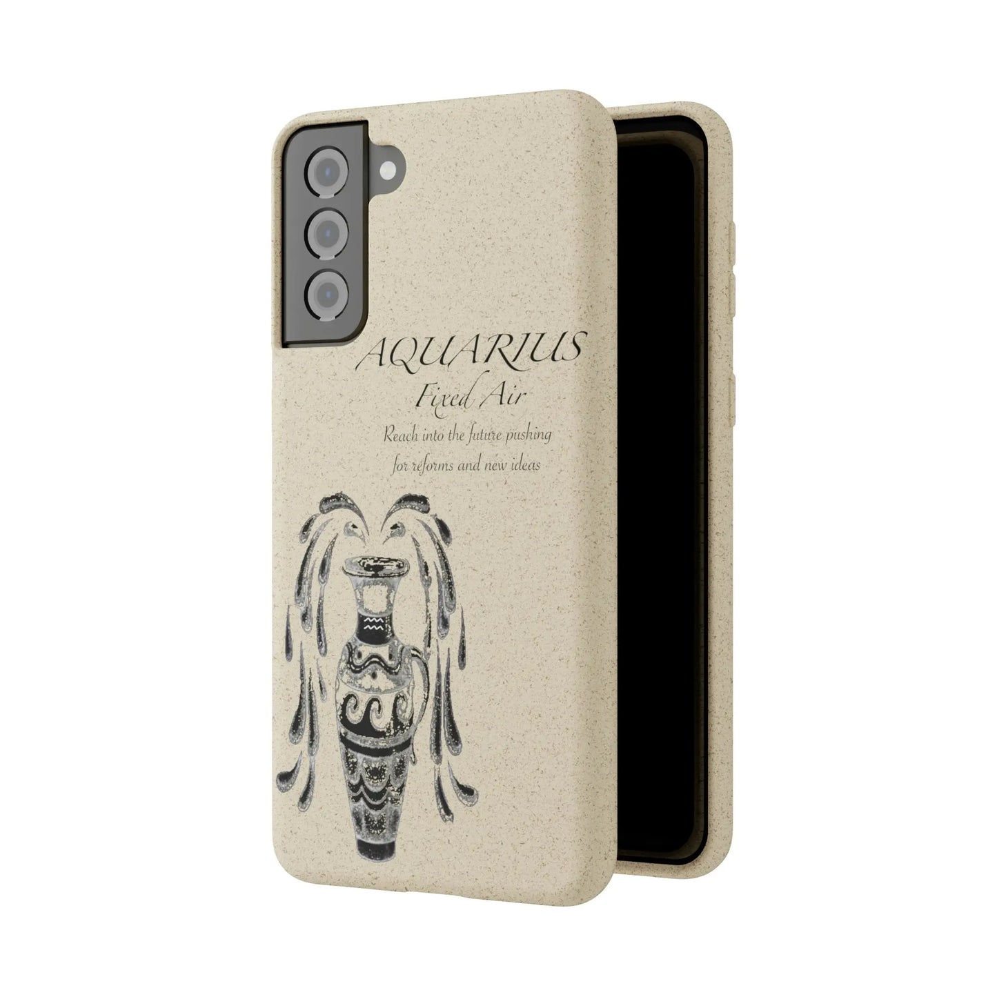 Aquarius Zodiac Biodegradable Phone Case Printify