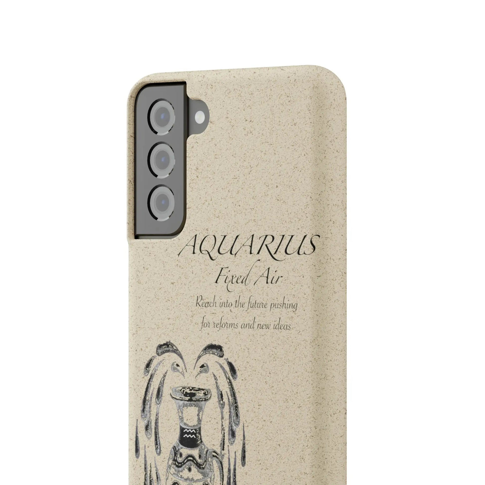 Aquarius Zodiac Biodegradable Phone Case Printify