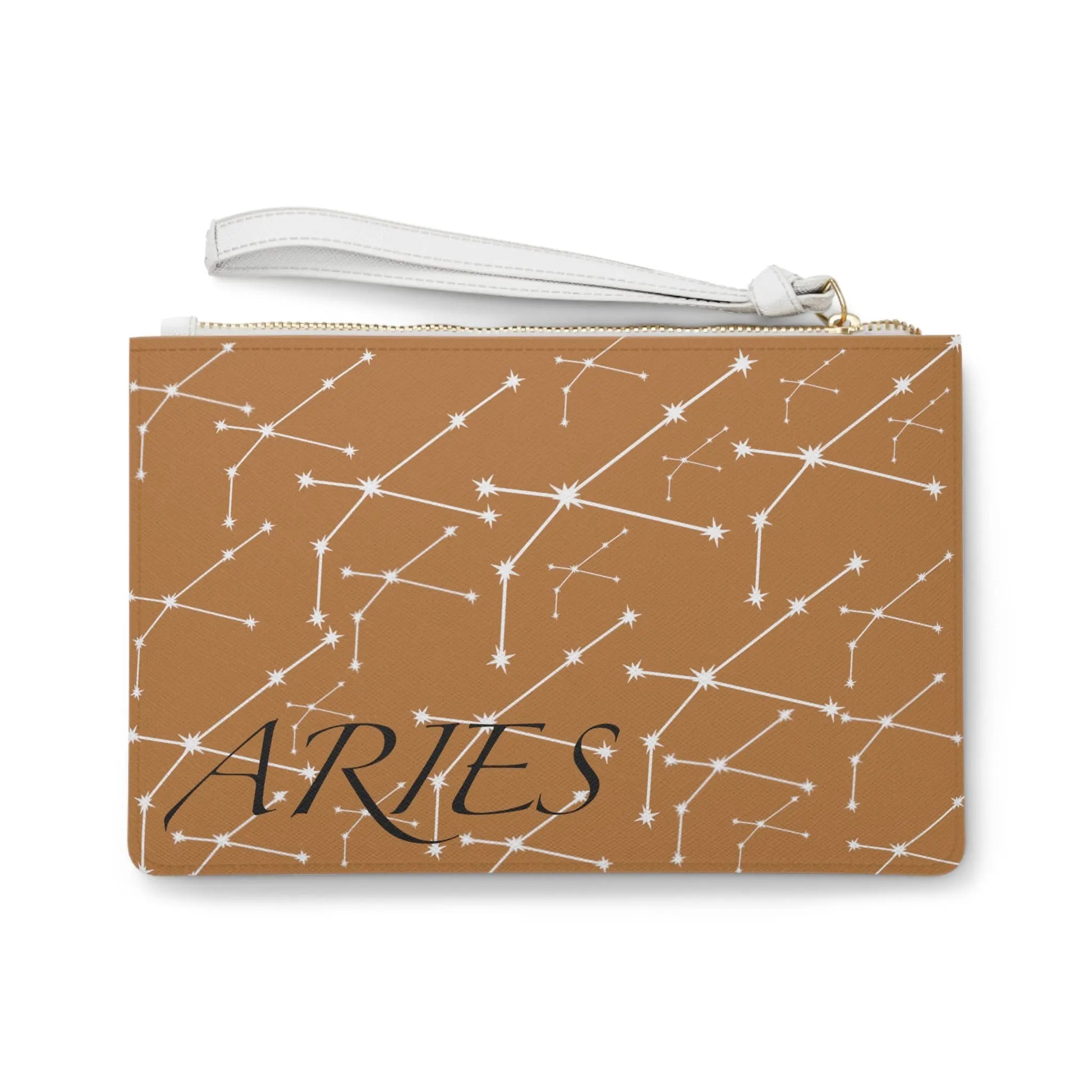 Aries Vegan Leather Clutch Purse Printify