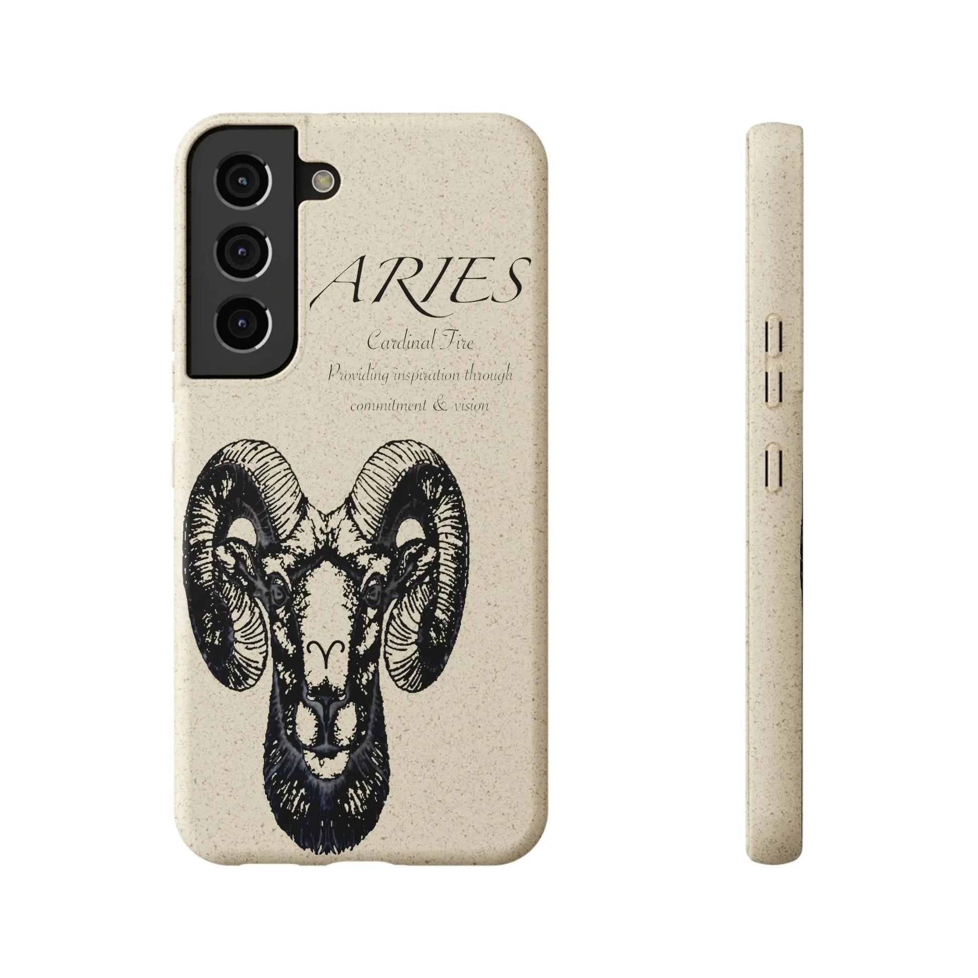 Aries Zodiac Biodegradable Phone Case Printify